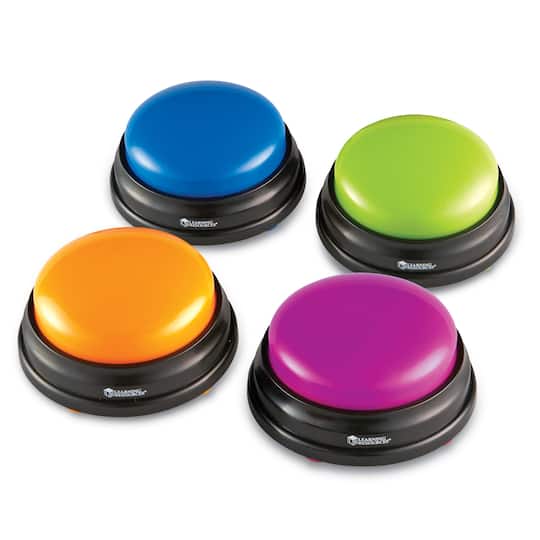 Learning Resources Answer Buzzers, 4ct.